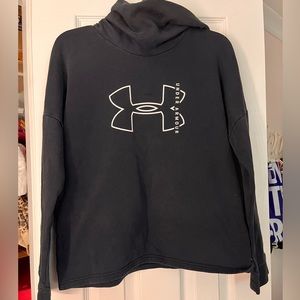 Hooded Black Kids Under Armour Sweatshirt